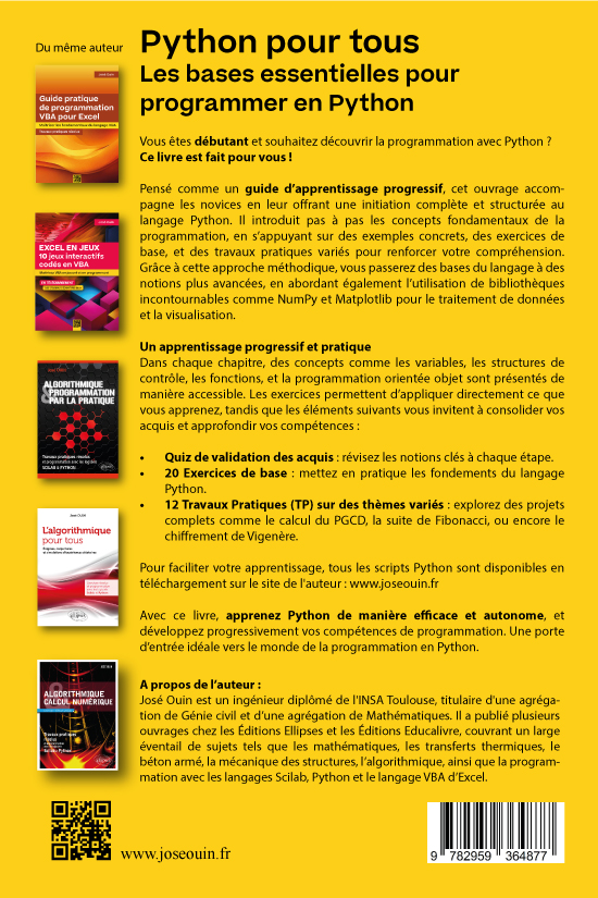 Python pour tous : Les bases essentielles pour programmer en Python